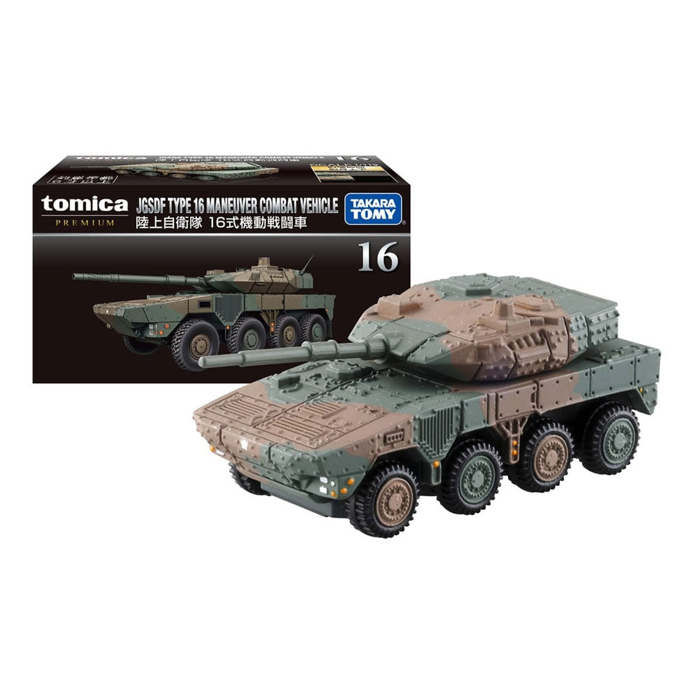 TOMICA PREMIUM 16 JGSDF TYPE 16 MANEUVER COMBAT VEHICLE TOMICA PREMIUM 16 JGSDF TYPE 16 MANEUVER COMBAT VEHICLE
